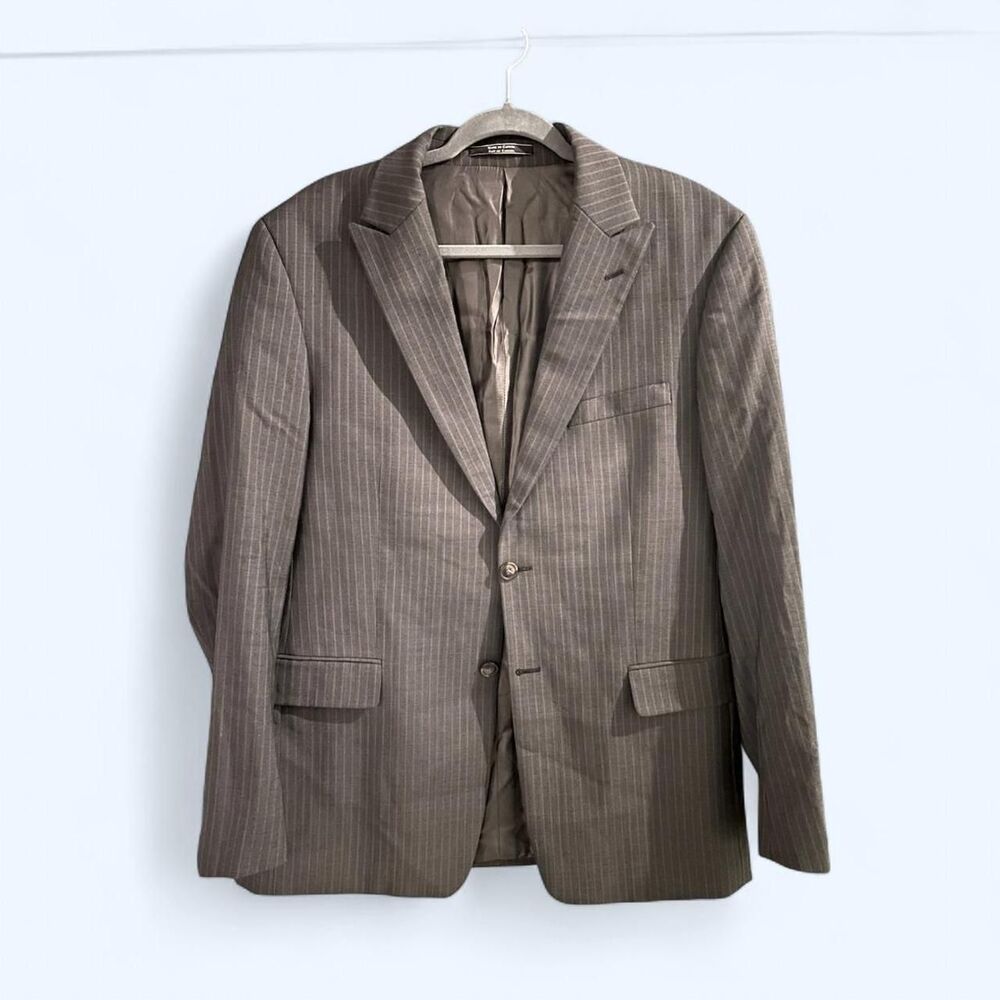 Theory Men's Grey and White Tailored-jackets